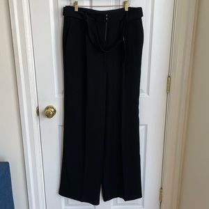 Aritzia Babaton Wide Leg Belted Pant NWOT